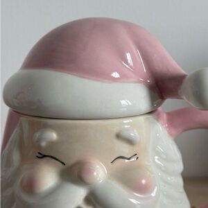 Santa Claus Ceramic Mug with Pink Hat
